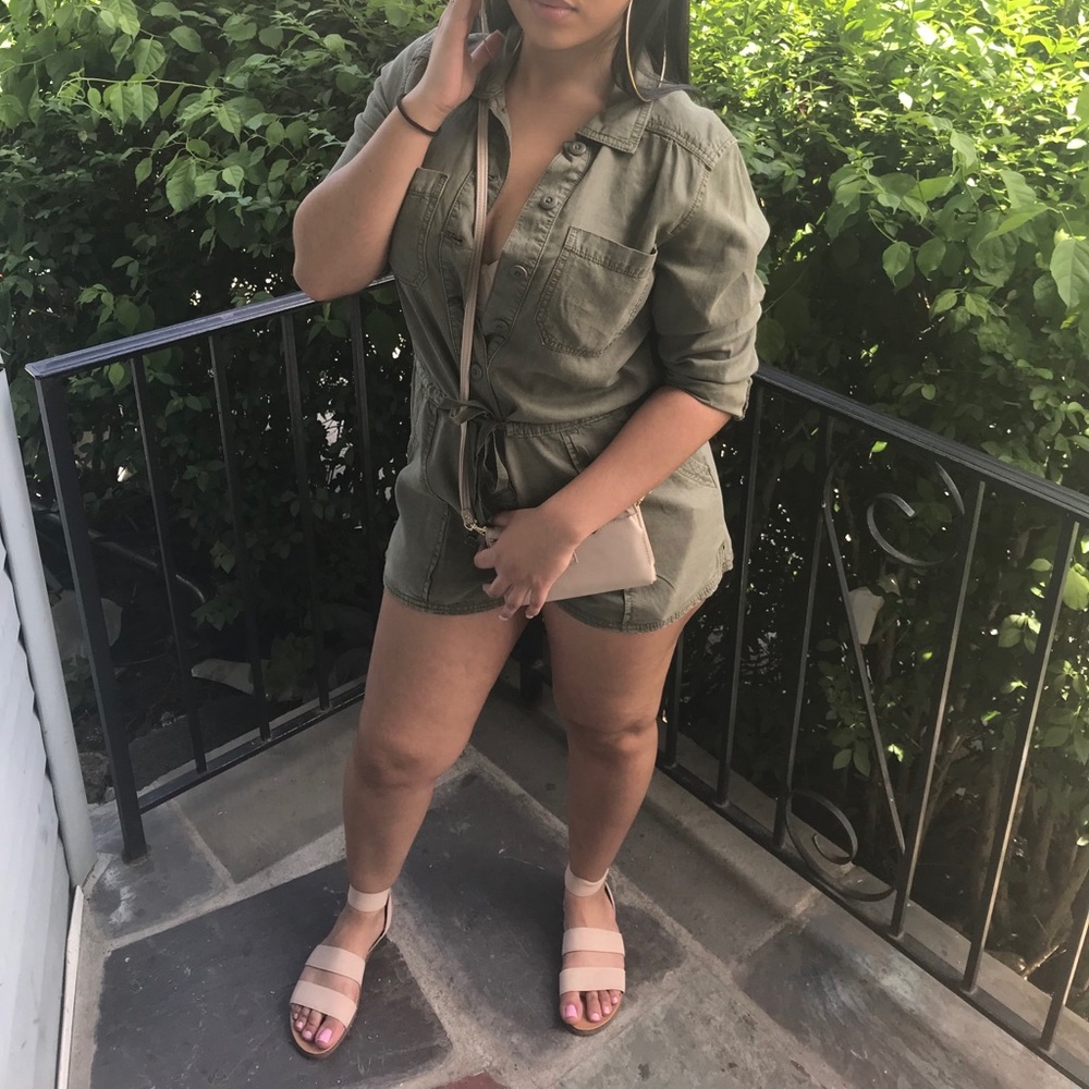 Olive Romper